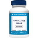 ויטמין Shoppe Niacinamide 500MG, תומך רמות כולסטרול כבר בטווח הרגיל, פעם יומית (100 קפסולות)