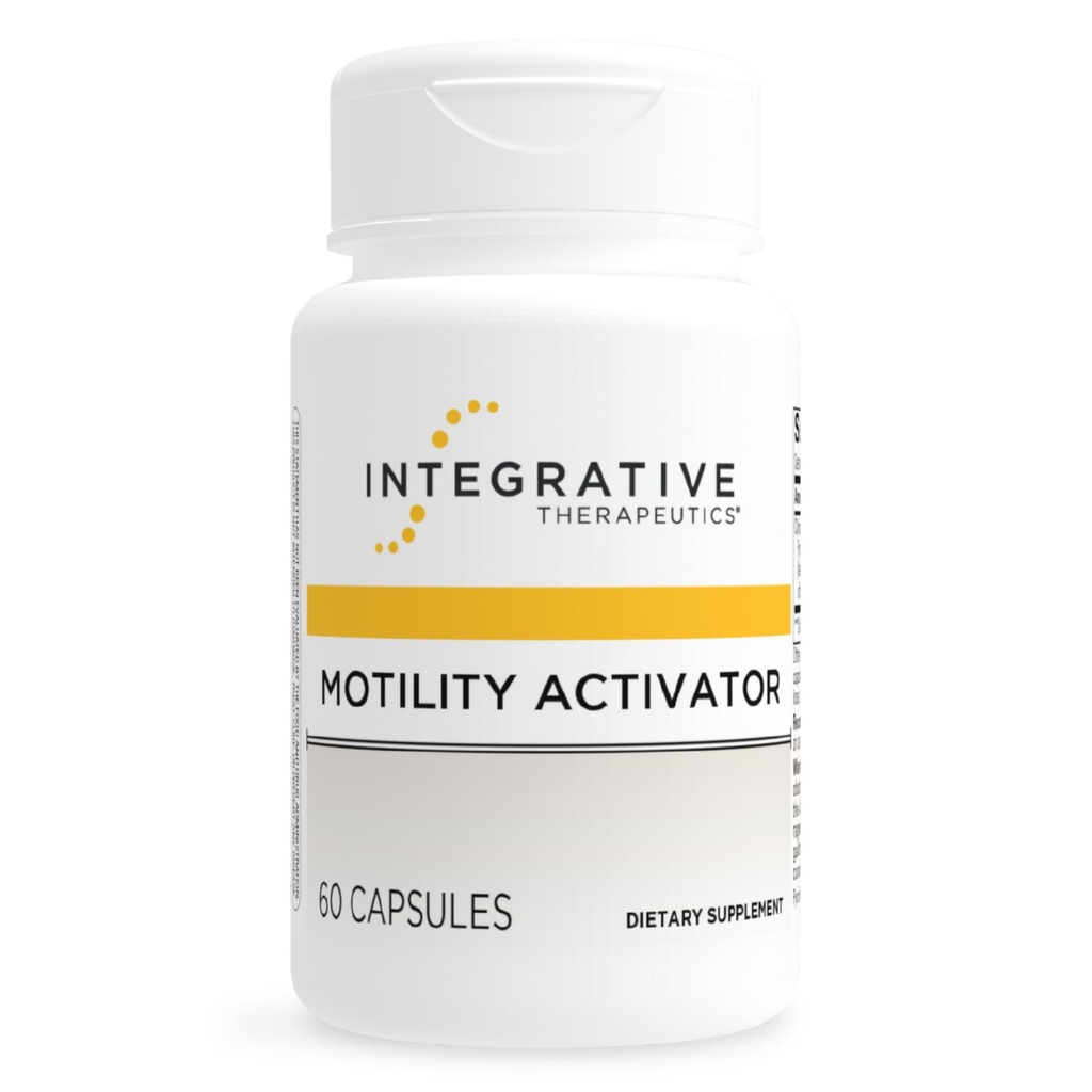 Integrative Therapeutics Motility Activator - GI Motility & Gut Health Support * - Free & Gluten-Free - 60 קפסולות (60 משרתים)