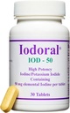 Optimox Iodoral 50 מ"ג תוסף - Potassium Iodide Tablet, High Potency Iodine, תוספים לתמיכה Thyroid, פתרון Iodine של Lugol - 30 Count