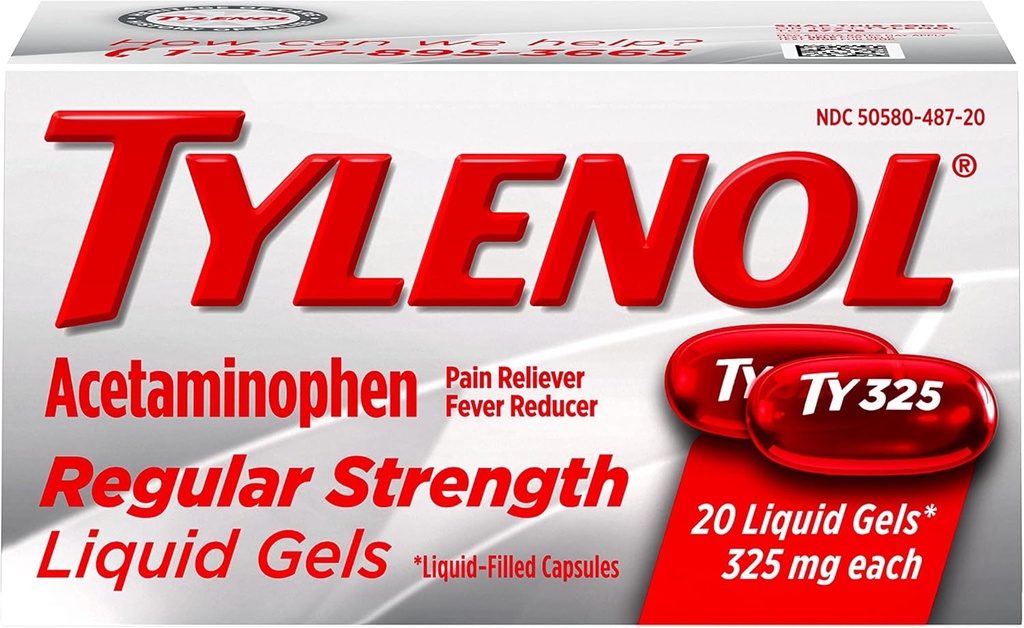 Tylenol Active Power Gels, 20 Count