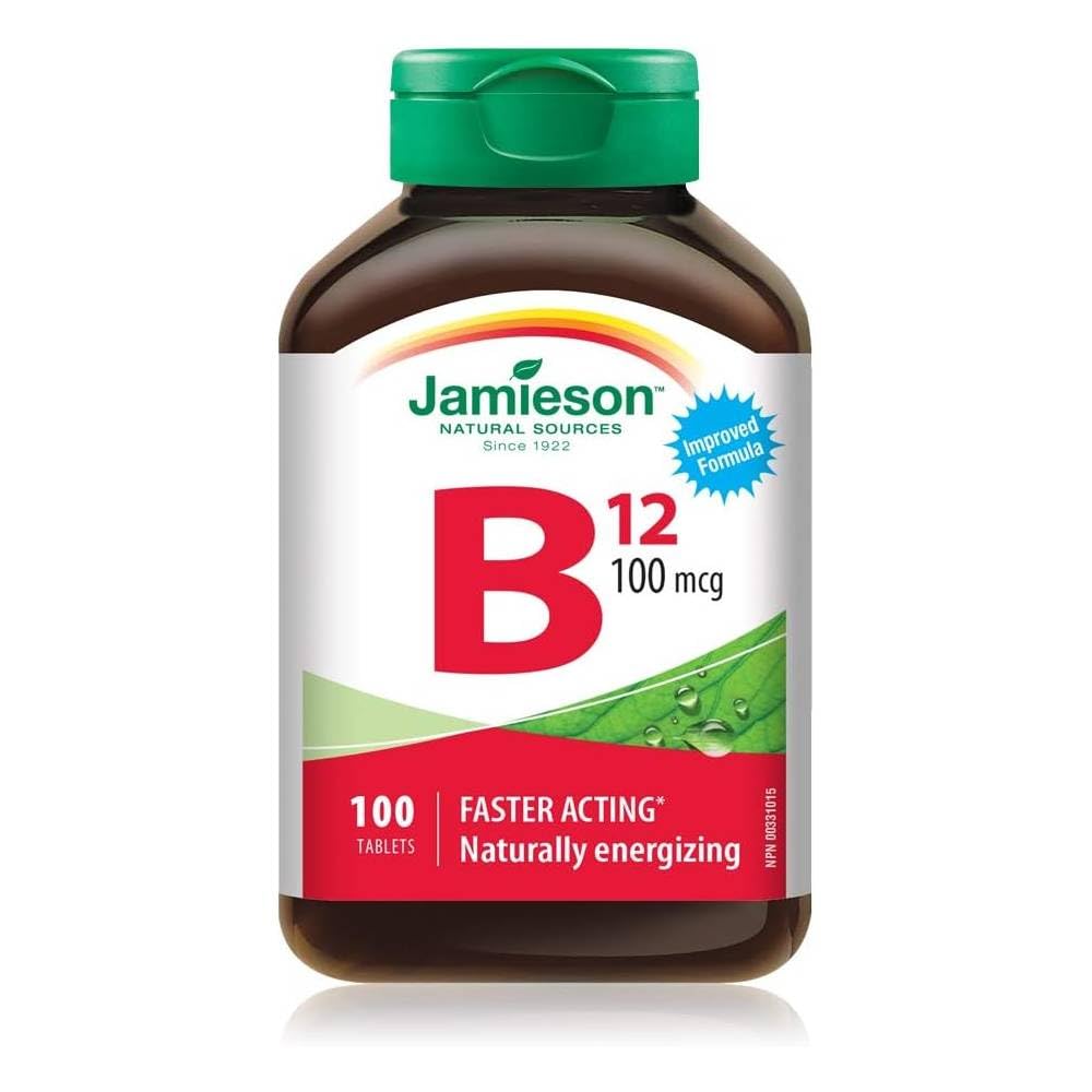 ג'יימיסון B12 100 mcg (METHYLCOBALAMIN), 100 טבליות