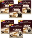 Atkins Coffee House Meal Bar, Vanilla Latte, 16g חלבון, 4g Net Carbs, 2g סוכר, 13g סיבים, עשוי עם קפה אמיתי, 5 ספירה (Pack of 6)