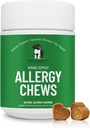 Allergy Relief Chews: Soothe Itchy Dogs with Immunity Support - Allergy Chews, Probiotics for Dogs, Seasonal Allergies, Skin and Add - 60 Tasty Bites, Brown