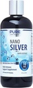 Pure Nano Silver Spray 16oz Refill | 10 PPM Daily Immune Support Supplement | Easi Absorbed Colloidal Nano Silver Spray