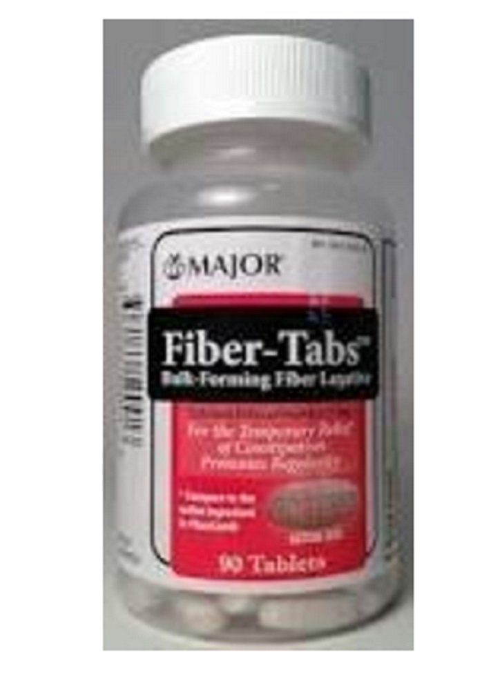 MAJOR סיבים - טבליות 500 Mg - טבליות סיבים לנשים וגברים - Occasional Constipation הקלה למבוגרים - 90 טבליות - חבילה של 6