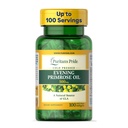 הגאווה של Puritan's Pride Cold Pressed Evening Primrose Oil 500 מ"ג עם GLA, תוספת תמיכה תזונתית לנשים ובריאות העור, 100 Rapid Release Gels