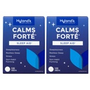 טבליות של Hyland's Calms Forte' Sleep Aids, Natural Relief of Nervous Tension and Occasional Sleepless, 100 Count (Pack of 2)