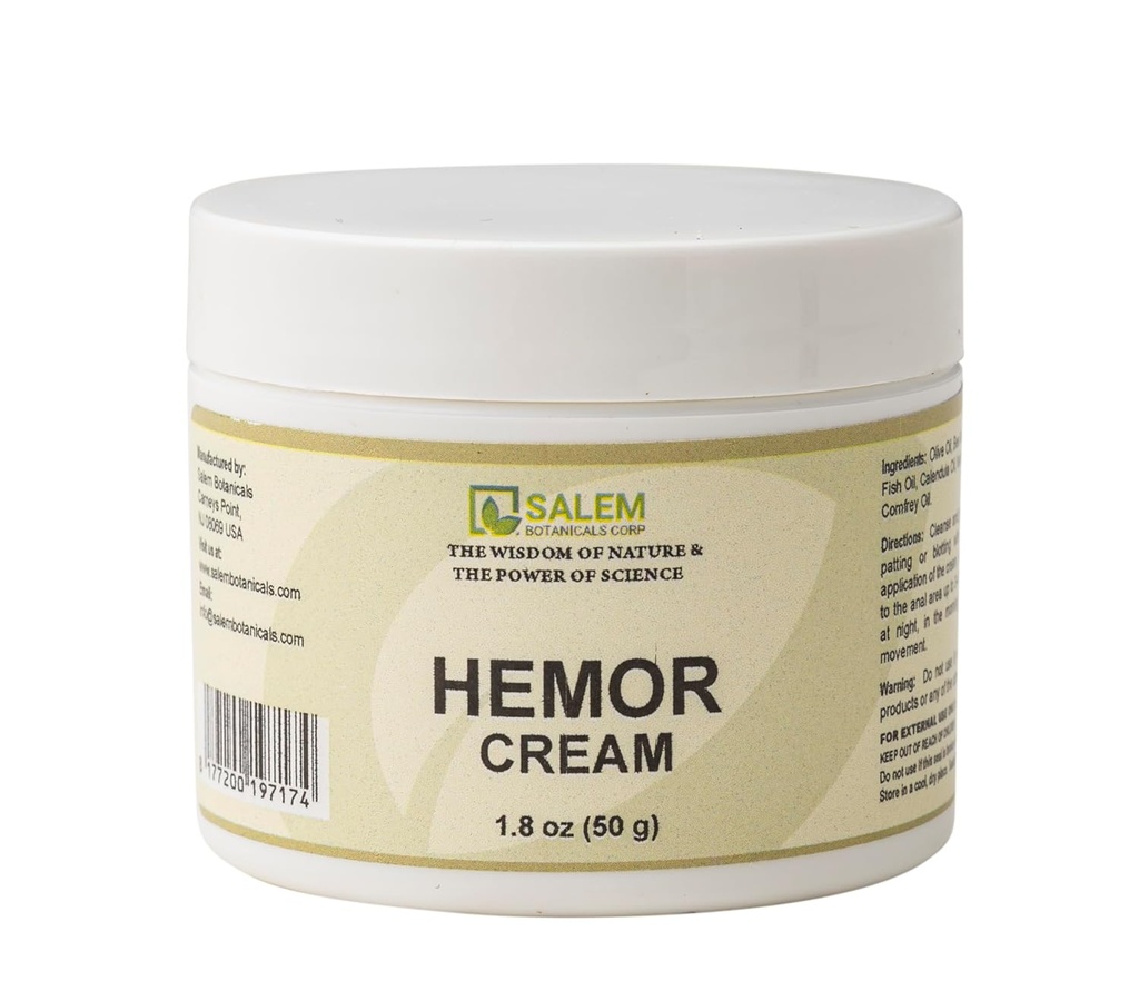 Salm Botanical Hemor Cream 1.8 אוונס
