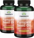 Swanson Pumpkin Seed Oil 1000 מיליגרם 200 Sgels 2 בקבוקים