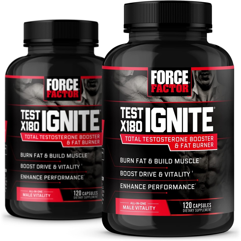 מבחן FACTOR X180 Ignite 120ct 2Pack, 240 הרוזן