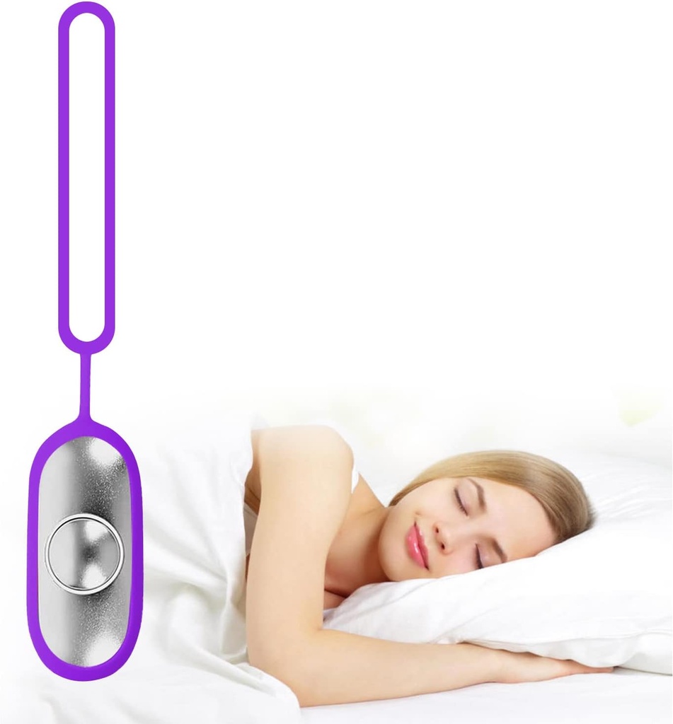Sleep Aid Device, Handed Sleep Aid Instrument with Micro Current Pulse Sleep Technology for Improve Sleep Quality, Purple