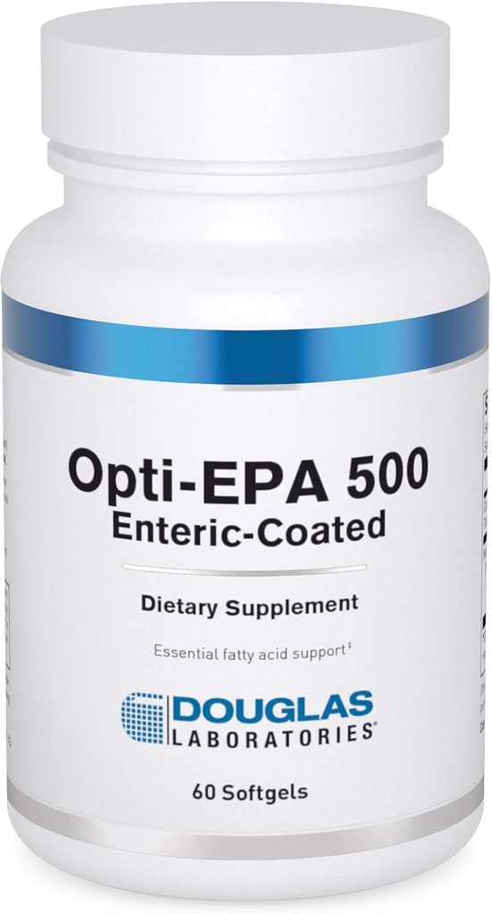 דאגלס Laboratories Opti-EPA 500 | Enteric-Coated to Support Brain, Eyes, Pregnancy and Cardiovascular Health