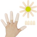 ג'ל אצבע Cots, מגן אצבע 118 תמיכה PCS) חדש MATERIAL אצבע גדול עבור Trigger Finger, Hand Eczema, Finger Cracking, Finger Arthritis ועוד. (10pcs Long + 4pcs קצר)