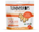 USDA אורגני ג'ינג'ר Tummydrops, Gluten Free & Vegan, 33 Individually Wrapped Drops in a Resealable Bag