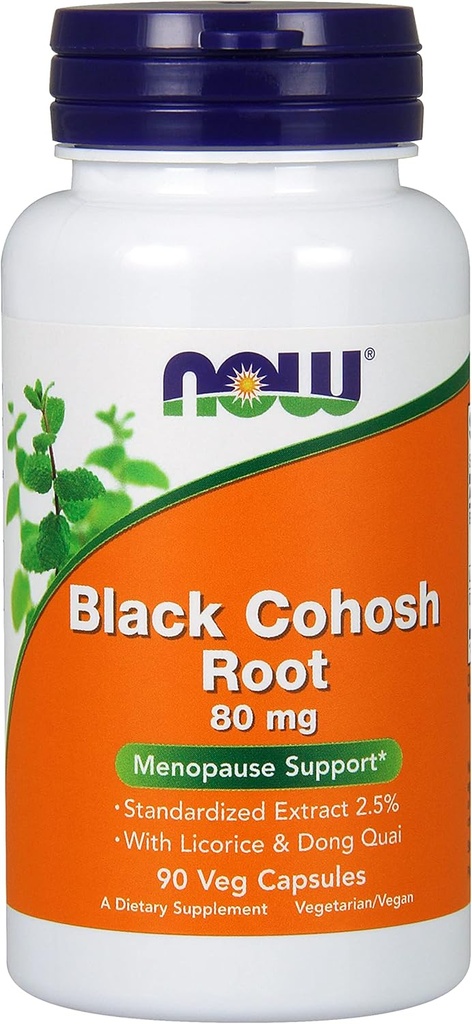 Black Cohosh 80 מ"ג, 90 Count (Pack of 2)