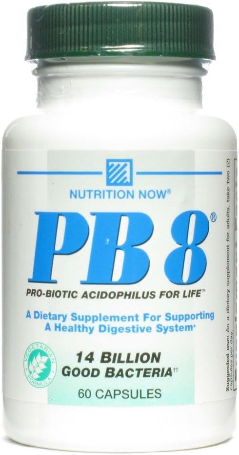 PB 8 Pro-Biotic Acidophilus - תזונה צמחונית עכשיו 60 VCaps