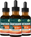 Shatavari הורמון הרמוני טיפות עבור Menopause הקלה ו- PMS תמיכה, 12-in-1 תערובת צמחי עם Wild ean & Vitex Berry, 6oz