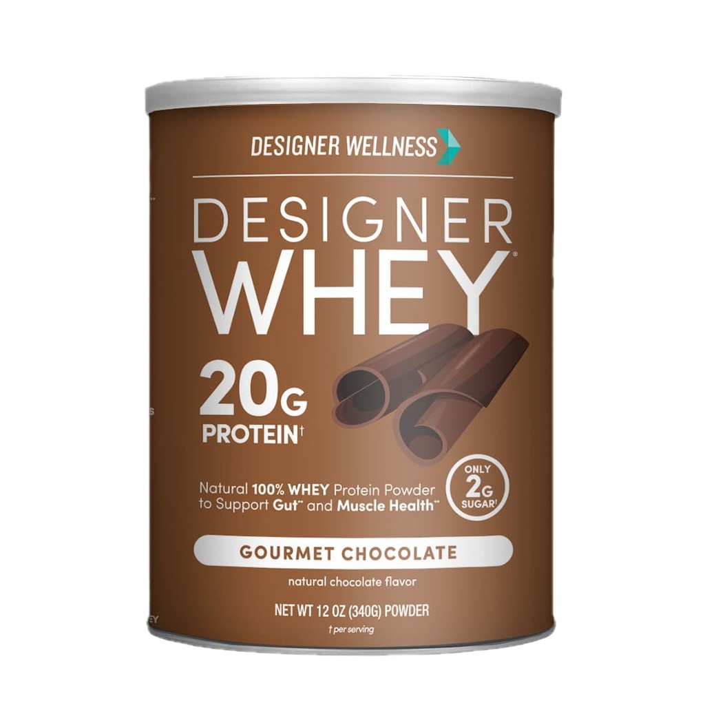 מעצב בריאות, מעצב Whey, אבקת חלבון Whey טבעי עם פרוביוטיקה, סיבים, מפתח B-Vitamins עבור אנרגיה, Gluten-Free, Gourmet שוקולד, 12oz