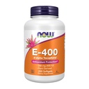 תוספי מזון עכשיו, ויטמין E-400 IU, D-Alpha Tocopheryl, Antioxidant Protection *, 250 Softgels