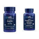 Life Extension Super Ubiquinol CoQ10 עם PQQQ, CoQ10, PQQQQ & Super אומגה 3 Plus EPA / DHA שמן דגים, Ssame Lignans