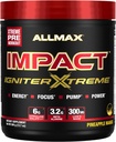 AllMAX Nutrition - Impact Igniteriter Extreme Pre Workout אבקת - עם Citrulline Malate, Beta - Alanine, Caffeine, Tairine, ו, Betaine anhydrous (Pineapple מנגו)