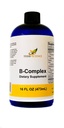 ויטמין B-Complex, Super B Complex ויטמינים עם ויטמין C נוזלי, 16 oz - כל ויטמין B1, B2, B3, B5, B6, B7, B7, B9, B12, Folic Acid, Niacin, Biotin, Alcohol-Free - Herb-Science