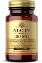Solgar Niacin (Vitamin B3) 100 מ"ג - 100 טבליות - תמיכה אנרגיה metabolism - non-GMO, טבעוני, Gluten Free, חלב חינם, כשר - 100 משרתים
