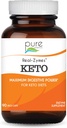 Real-ZymesTM KETO Digestive Enzymes עם Probiotics for Better Digestion - תמיכה טבעית להקלה של Bloating, Gas, Belching, Diarrhea, Constipation, IBS וכו ' - 90 Caps Caps