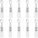 Flutesan 10 Pieces השמיעה סוללה מקרה 312 שמיעה וידאו עזרה Batteries קדידי שמיעה עזרה Amplifier אחסון Box Red Battery Holder Portable Travel Case
