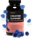 LEGION Creatine Monohydrate חניכיים - תוסף קריאטין נקי לחוזק, אנדורנס ושיקום שרירים - 30 Sour Blue Raspberry Flavor לשרתs - No Artificial Flavors or Sweeteners