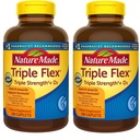 Nature Made TripleFlex, Glucosamine Chondroitin ו- MSM - 2 בקבוקים, 200 קפסולות כל אחד, 400 קפסולות