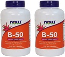 Now Foods, B-50, 250 Veg כמוסות (חבילה of 2)