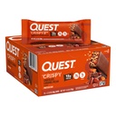 Quest Nutrition Crispy שוקולד Carmel Pecan Hero חלבון בר, 15g חלבון, 1g סוכר, 3g Net Carb, Gluten Free חלבונים חטיף, Keto Friendly, 12 Count