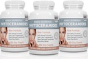 Herbal Nutrition Phytoceramides אורז עם ויטמין A, C, D ו- E, Three Bottle Pack, 180 קפסולות 40 מ"ג