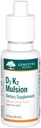 Genestra Brands D3 K2 Musion - ויטמינים נוזליים לבריאות העצם - לימון טבעי - 122 משרתים