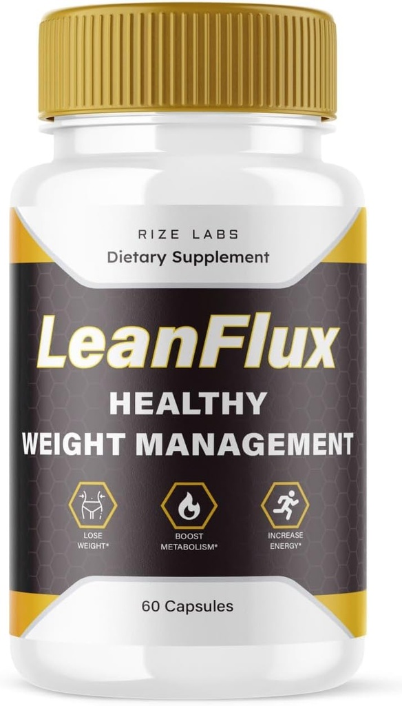 להאן Flux - Lean Flux Weight Loss כדי להגדיל את רמות BAT, Leanflux Reviews non-GMO Easy to Swallow תוספים גלולות, להשיג בראון Adipose Tissue BurnFat (60 קפסולות)