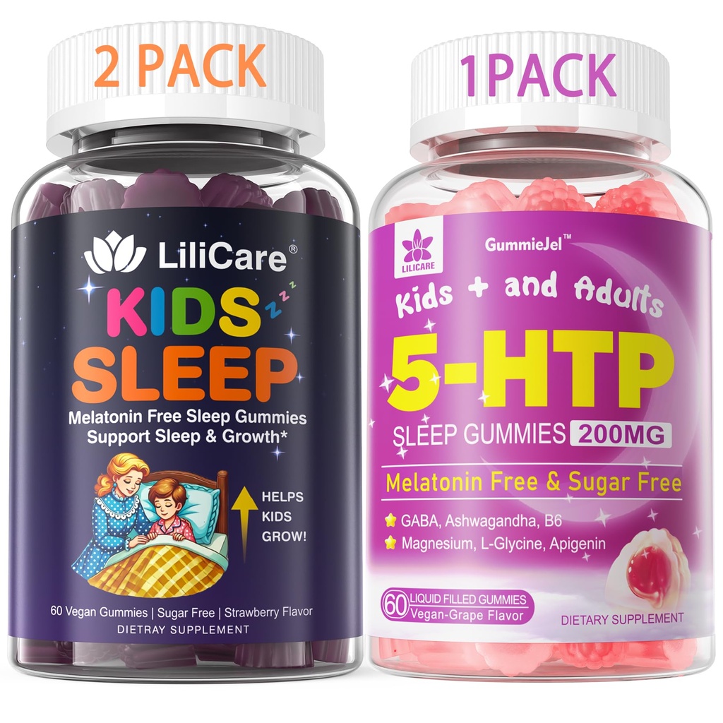 5HTP חניכיים עם Magnesium Glycinate + ילדים חניכיים - Magnesium Glycinate Gummies