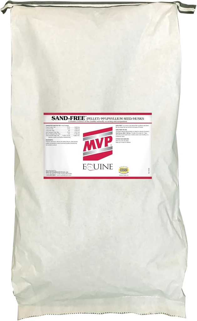 Sand-Free (25lb) תומך בתפקודים בריאים בסוסים