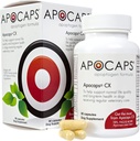Apocaps CX Apoptogen פורמולה עבור כלבים (90 קפסולות) - תומך רמות נורמליות של אפופטוזיס + אדם כיתה Ingredients כולל Citrus Bioflavonoids, Silymarin, Curcumin ו Turmeric + biovadexexexexex
