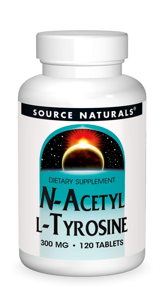 מקור טבעי N-Acetyl L-Tyrosine Dietary תוסף - 120 טבליות