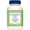ויטמין Shoppe Ashwagandha לחלץ 470MG - תוסף צמחי המספק אנרגיה ו Vitality, מסייע בניהול מתח (120 קפסולות)