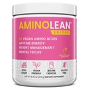 RSP NUTRITION AminoLean pre Workout אבקה, Amino Energy & Weight Management with Vegan BCAA Amino Acids, Natural Caffeine, Preworkout Boost for Men & Women, 30 משרת, פינק לימונדה.