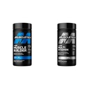 שריר שריר בניין & Multivitamin תוסף Bundle - Nitric Oxide Booster ו שריר מקבלר עם 400 מ"ג שיא ATP, 60 Pills & Platinum Multivitamin, 180 ct