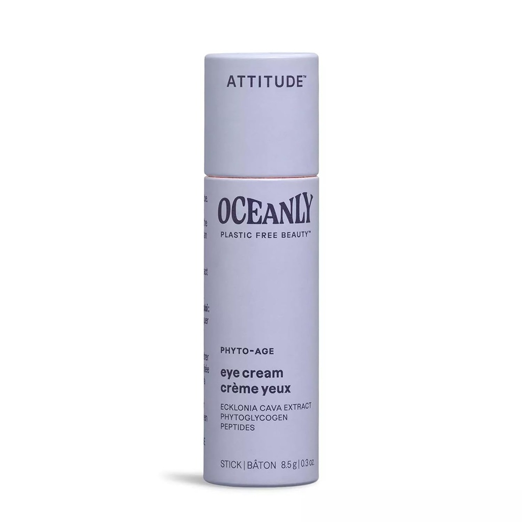 AtTITUDE Eye Cream Stick, EWG מאומת, ללא פלסטיק, צמחים וצמחים מבוססי מינרלים, טבעוני ו מוצרי יופי חינם Cruelty, PHYTO AGE, Unscented, 0.3 Ouncecece