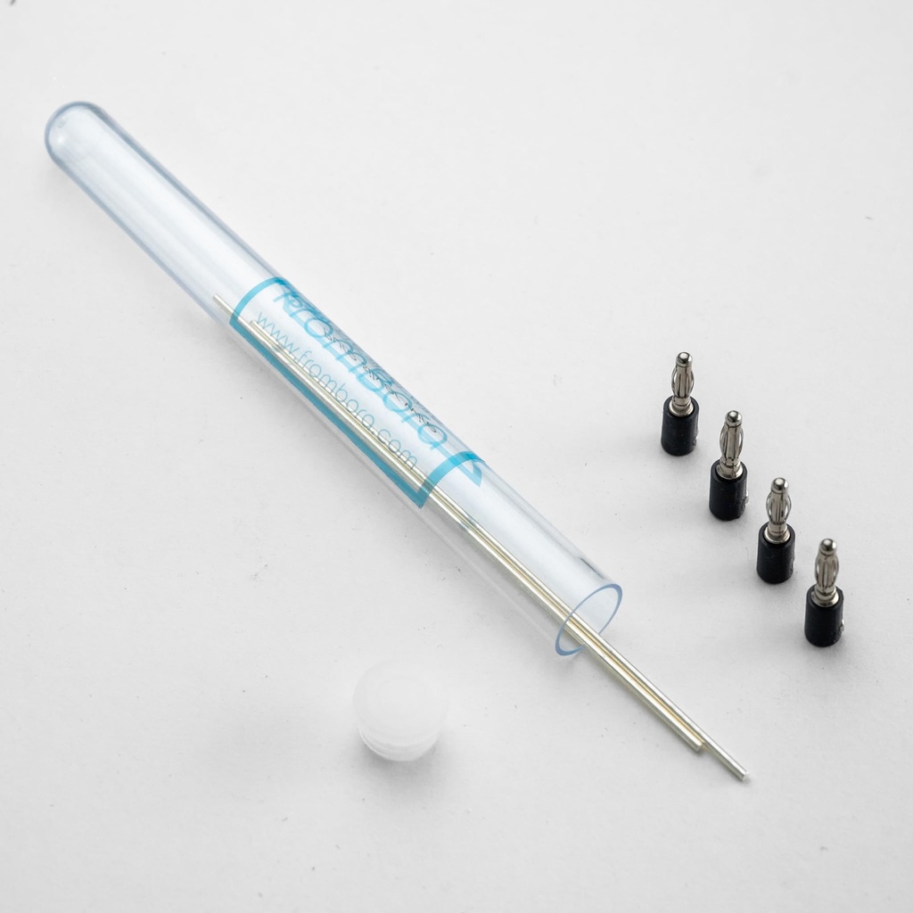 Colloidal Silver | Pair of Pure Silver Wire 99.99% | תעודה | 9999 | 14 Gauge 6 | FromBora Colloidal Silver Generator Wire