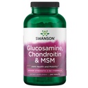 Swanson Glucosamine Chondroitin MSM (methylsulfonylmethane) 3in-1 פורמולה Joint Mobility Flexibility Comfort Cartilage Connective Tissue Health Support Dietary 240 טבליות (Tabs)