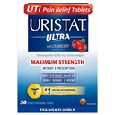 Orstat Ultra UTI Pain Relief Tablets, מהירות Urinary Tract זיהום הקלה של כאב שתן, Burning, Urgency, כוח מקסימלי, Cranberry פלצבה, 30 טבליות