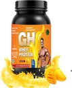 GH WHEY חלבון, Ultra Premium Faster Recovery, Absorption & Lean הורמון גדילה (1.1lbs, מנגו פלמור)