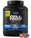 אבקת PiTech Creatine Monohydrate - אבקת Cell-Tech Creatine לאחר Workout Recovery drink, שריר בונה שריר פיתוח Creatine תוסף - פירות Punch, 6 lbs (56  משרת) - אריזה במאי Vary Vary