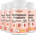 תוספי Menopause לנשים, 120 מיליארד CFU Probiotic, 13-in-1 Herbs & הבוטנים Complex, עבור הורמון Menopause, Hot Flashes, Night Sweats, Mood Swings, Sleep Disturbances, טבעוני, 240 קפסולות.